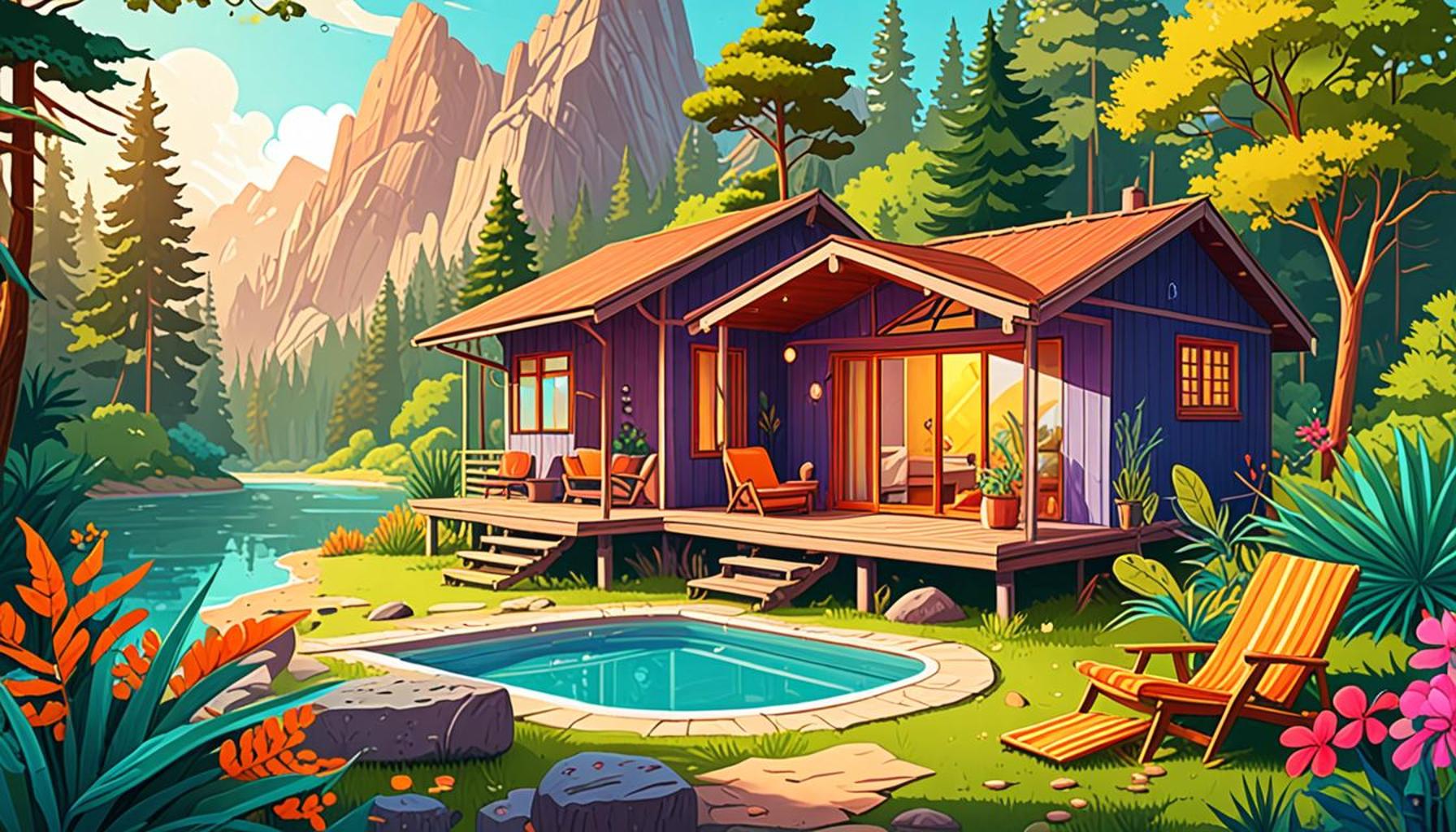 Exploring Relaxation Retreats in Untouched Natural Environments