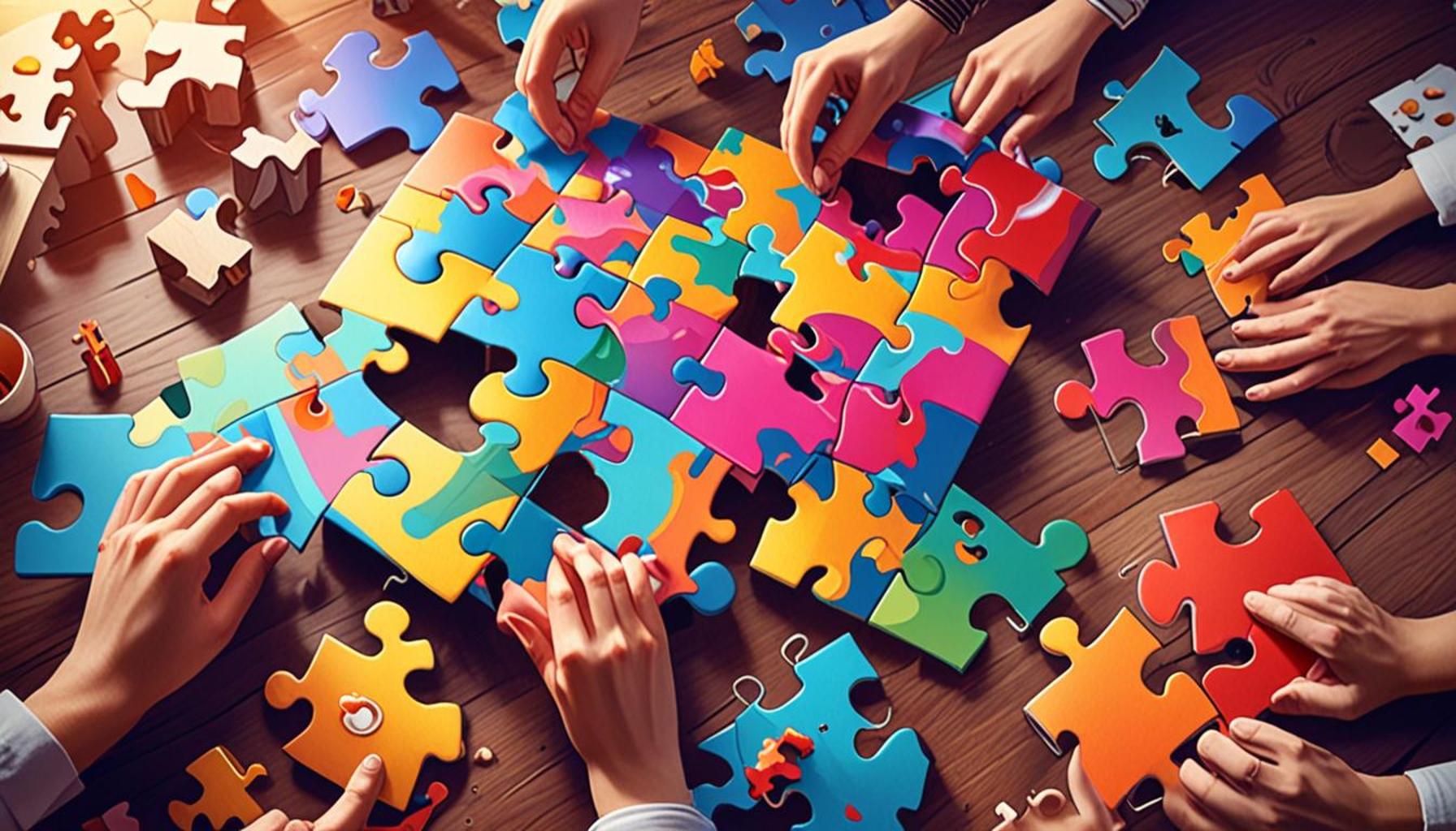 The Role of Collaborative Puzzle Solving in Team Building and Communication Skills